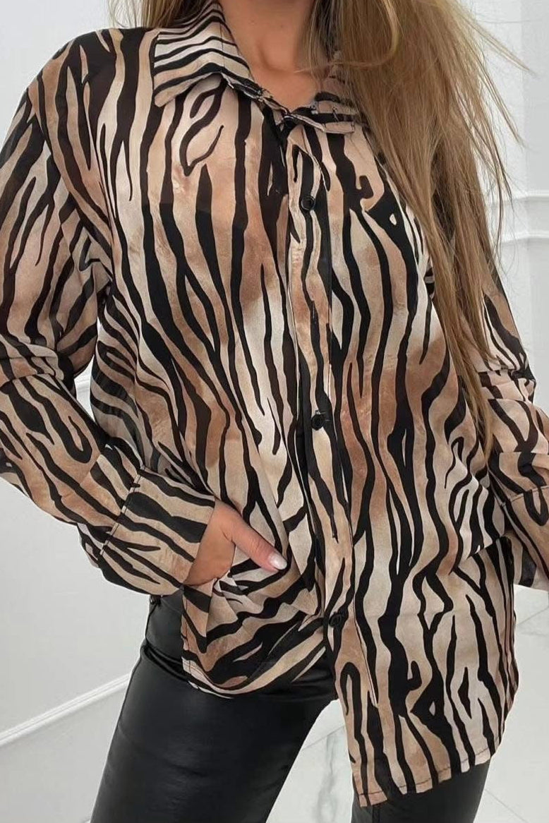 Camisa animal print