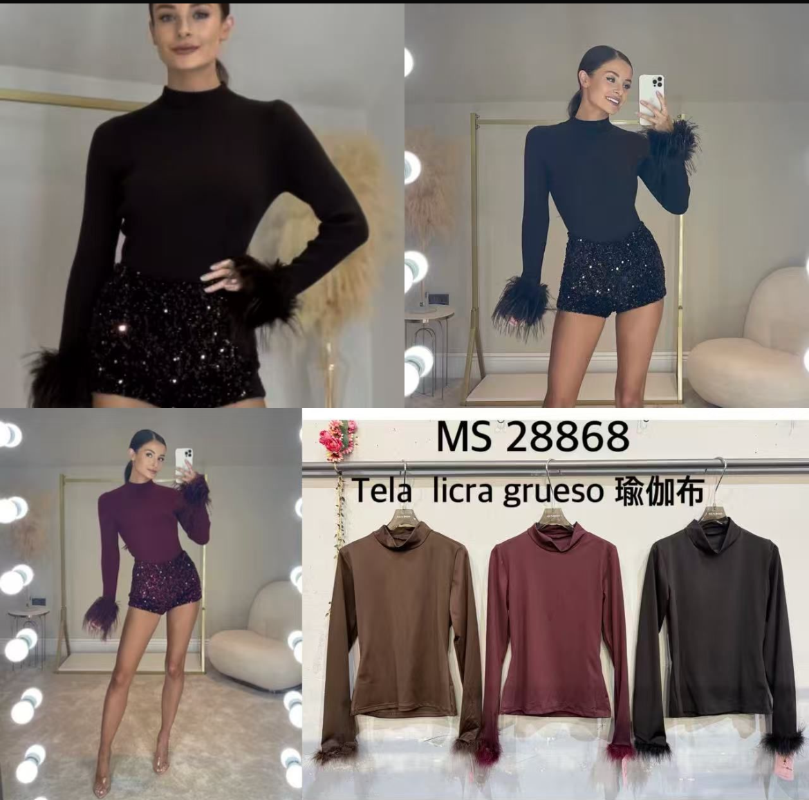 Blusa lycra pêlo