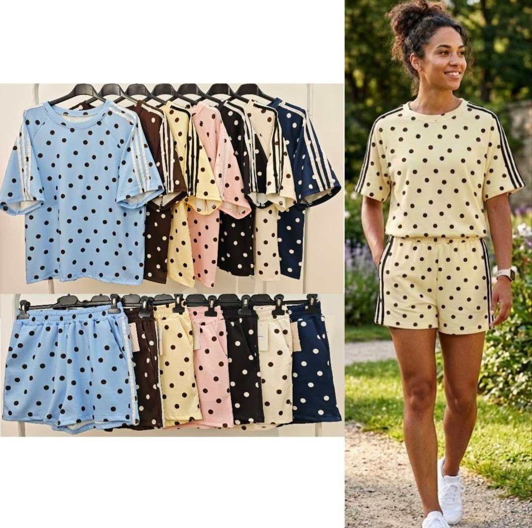 Conjunto bolinhas calção