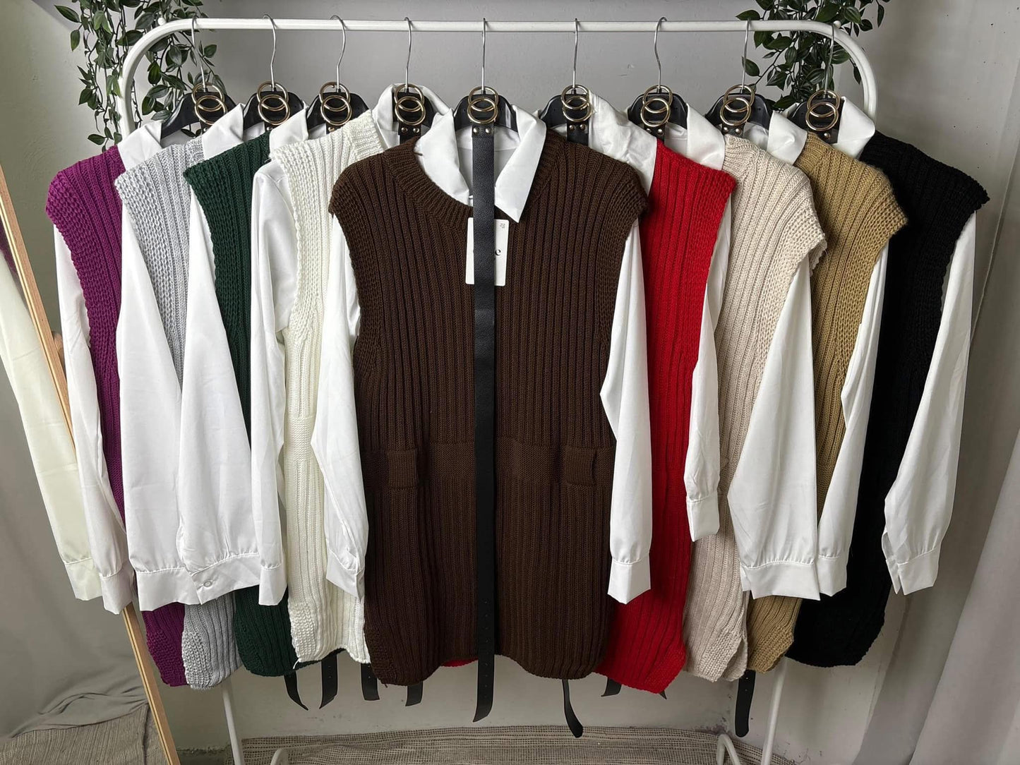 Conjunto colete + camisa