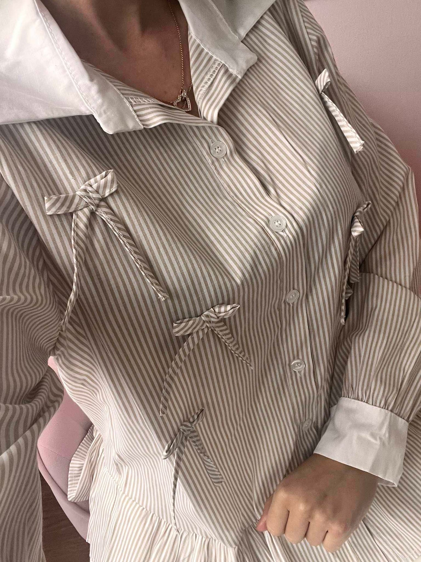 Camisa laços