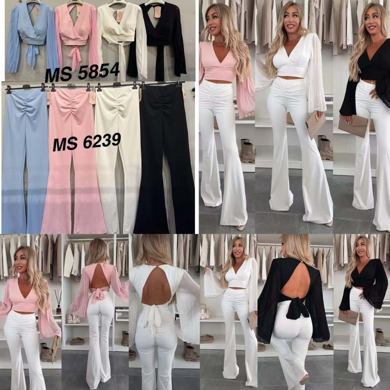 Conjunto TOP + BLUSA