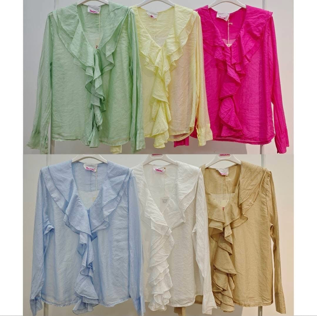 Blusa folhos