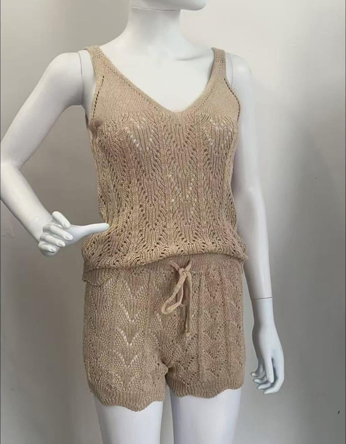 Conjunto crochet tendência
