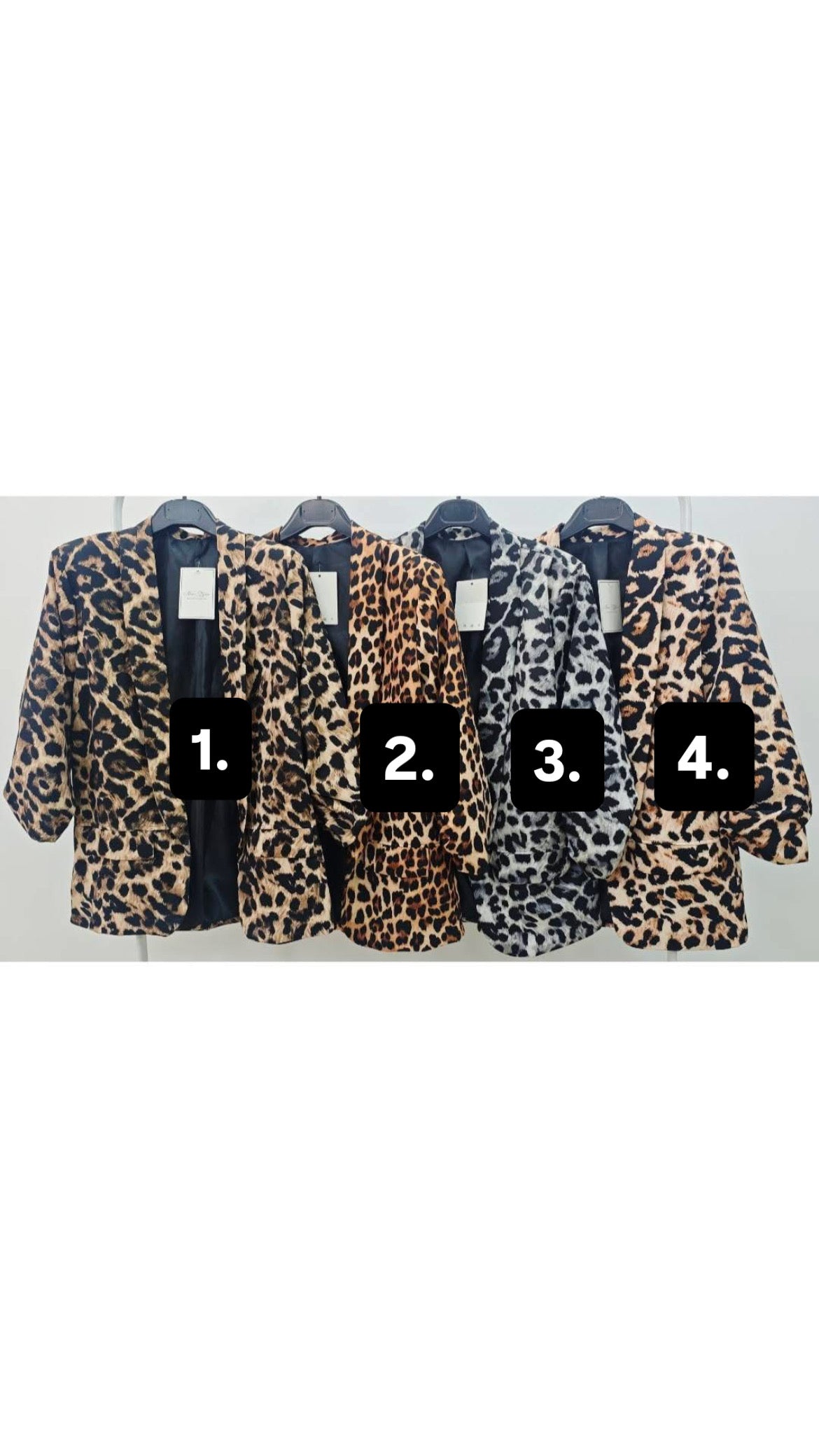 Blazer animal print