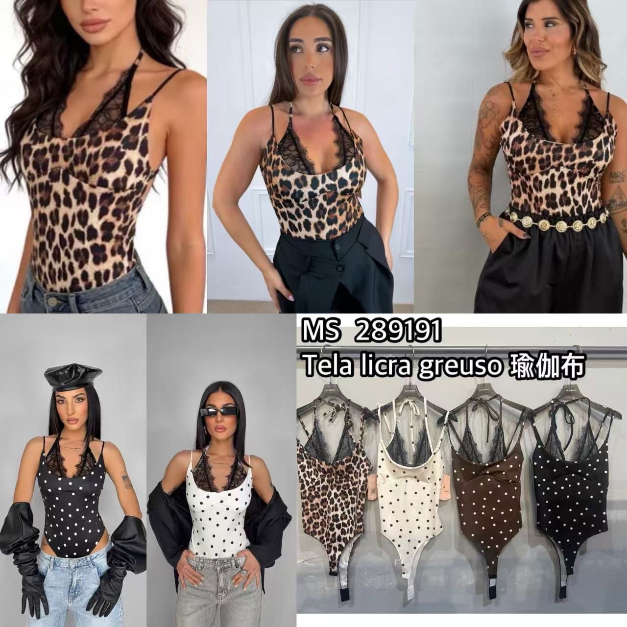 Body tigresa bolinhas com renda