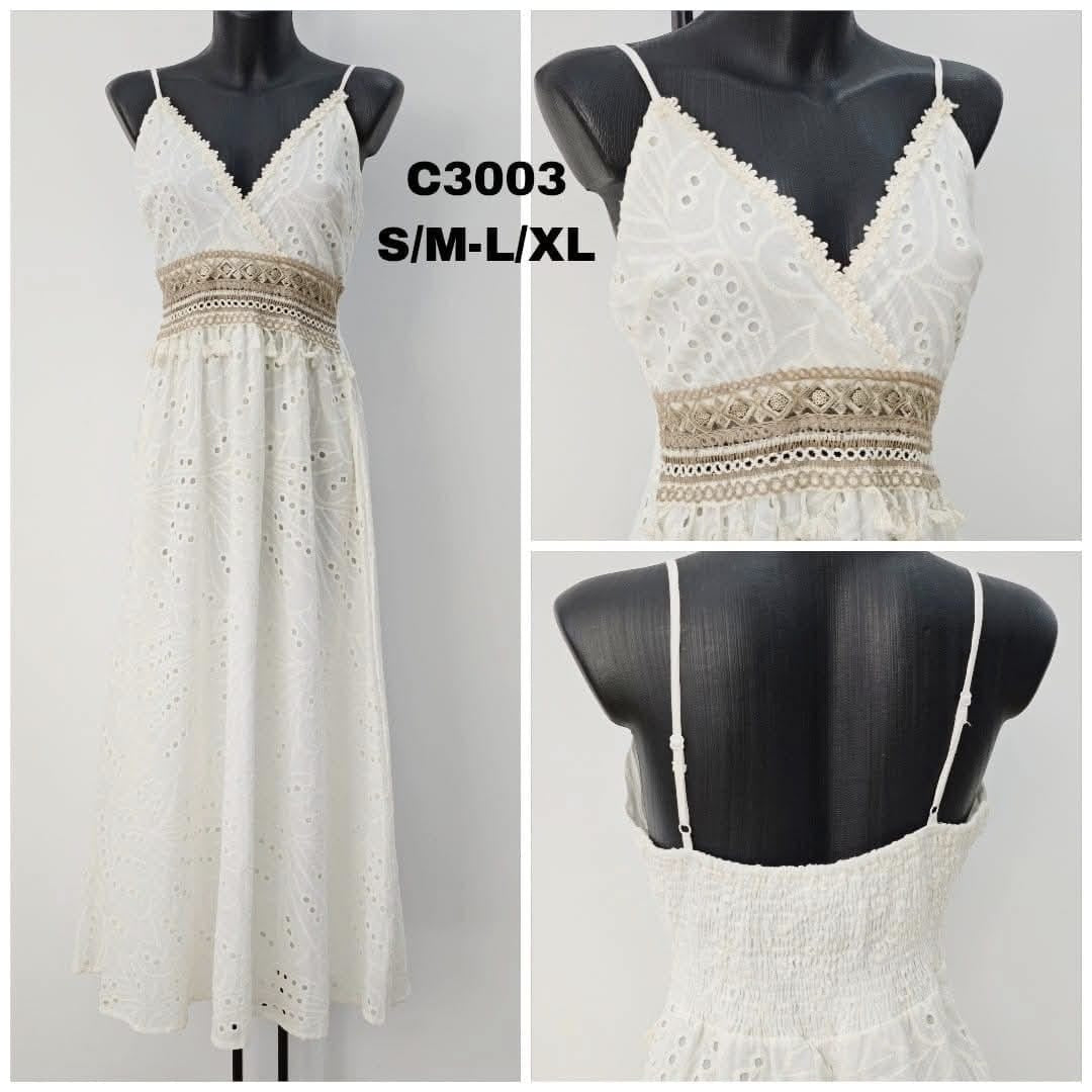 Vestido bordado Inglês