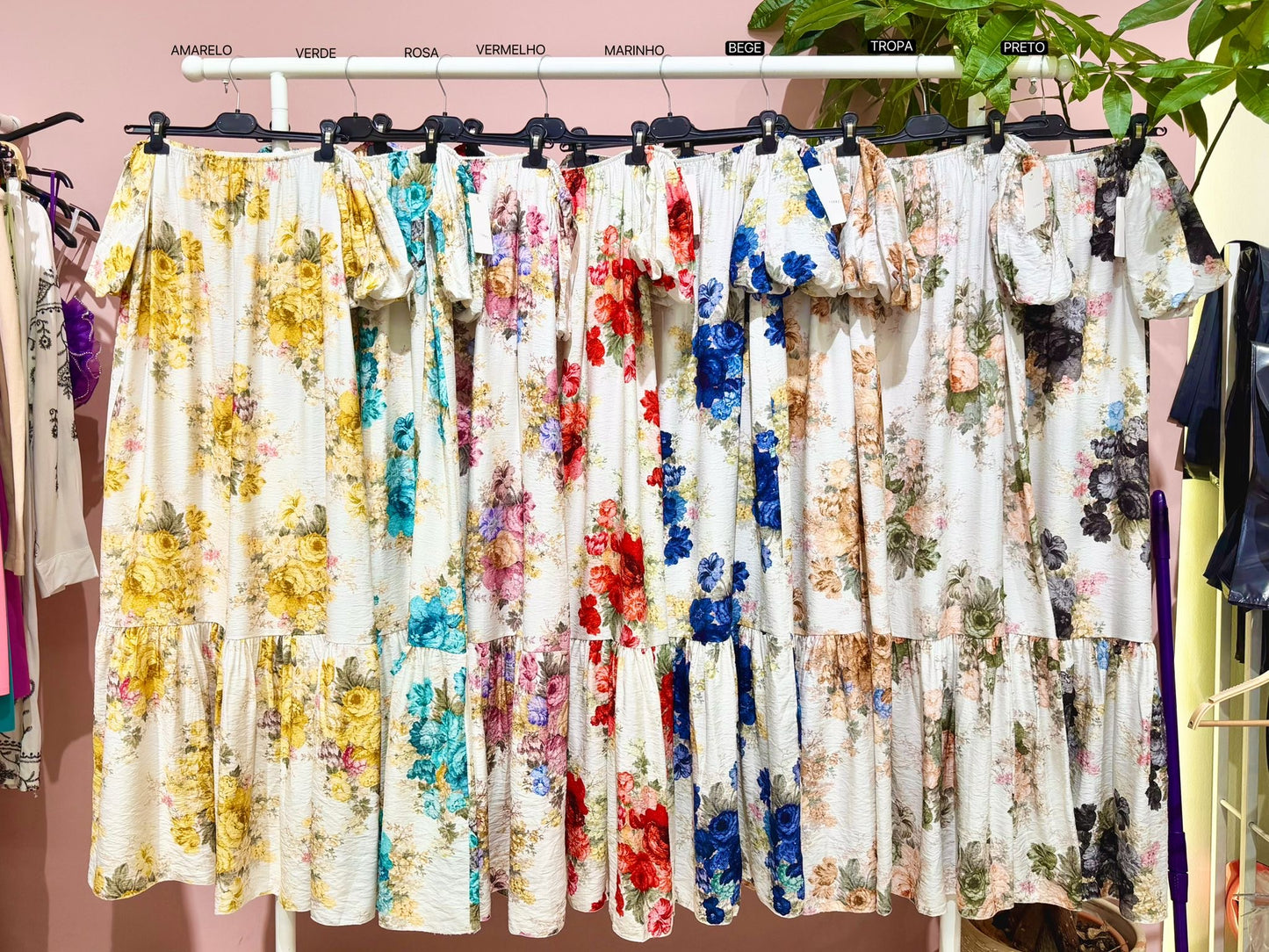 Vestido flores estampado