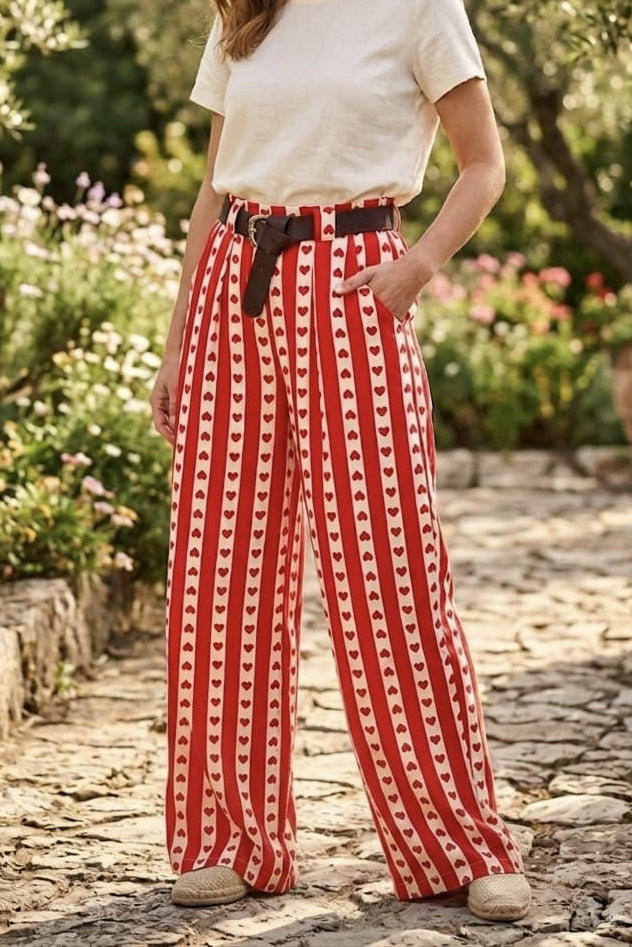 Calças coração