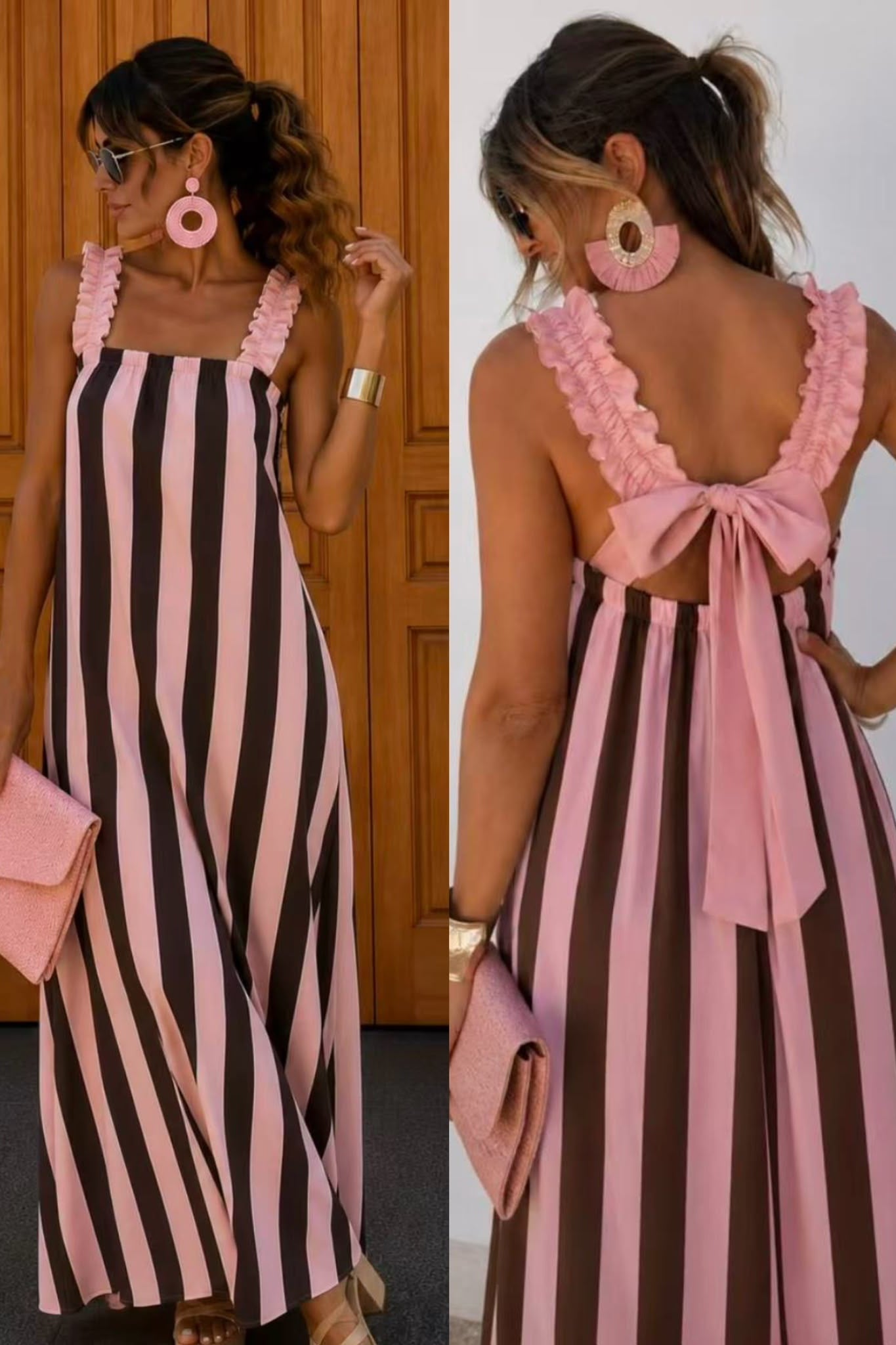 Vestido Eliane riscas