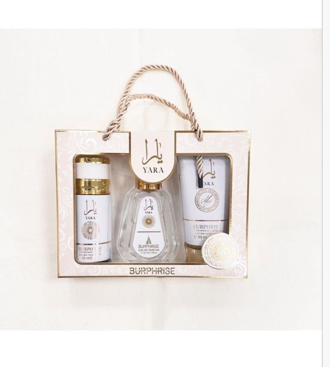 Kit 3 em 1 Yara Whitte