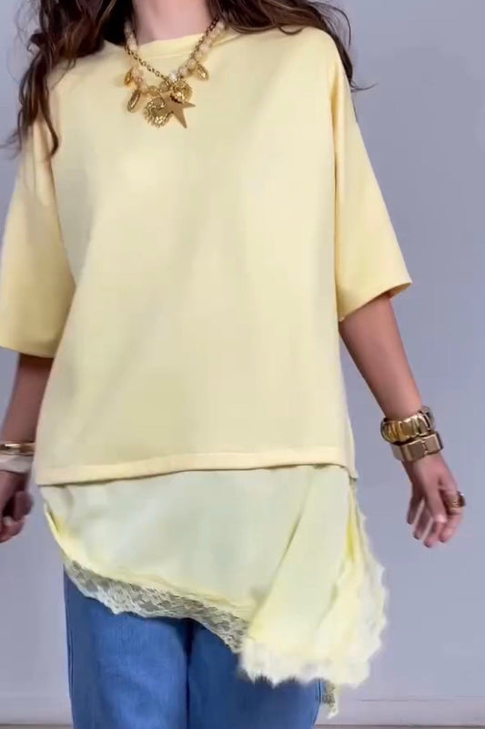 Tshirt com renda