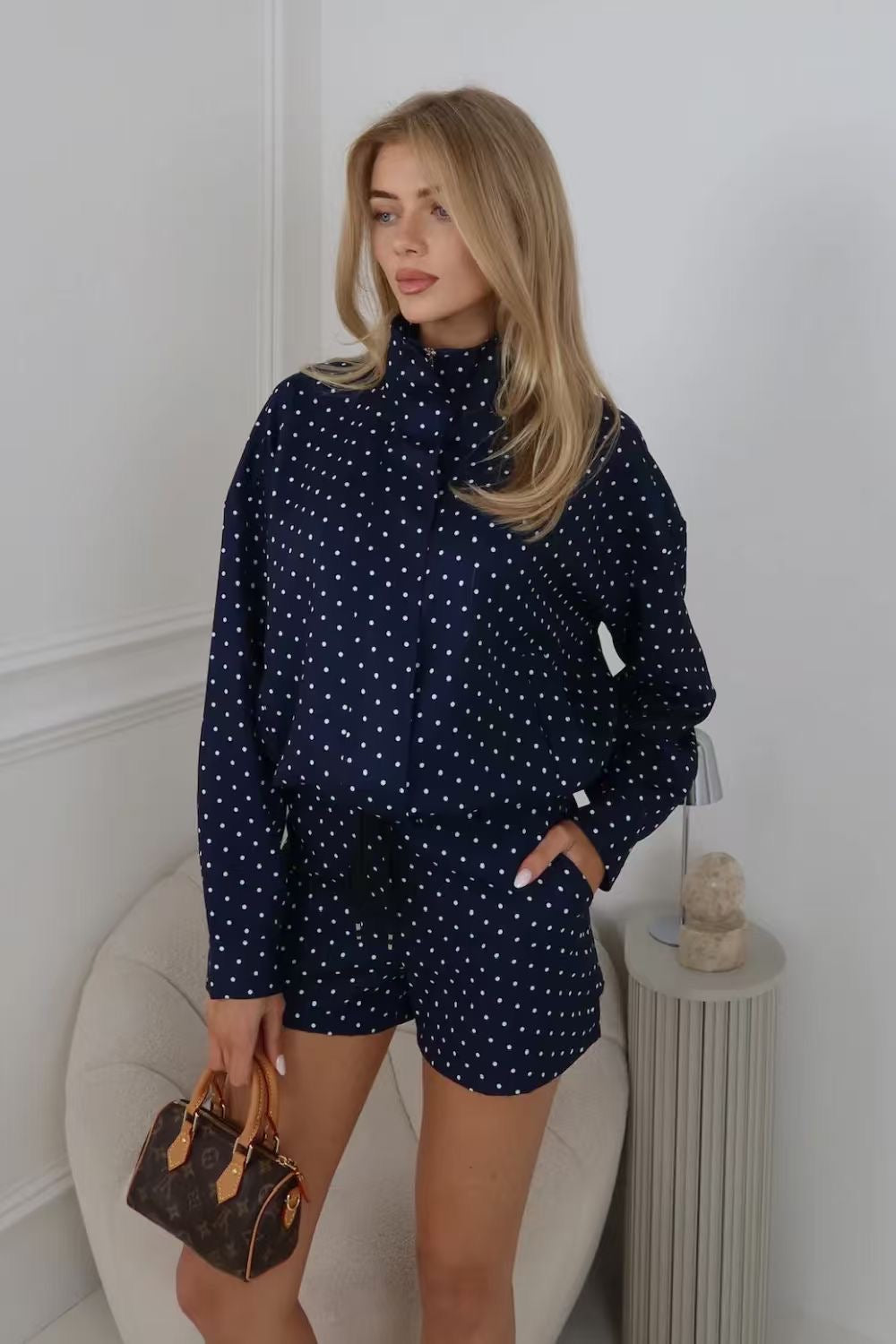 Conjunto Vicky bolinhas