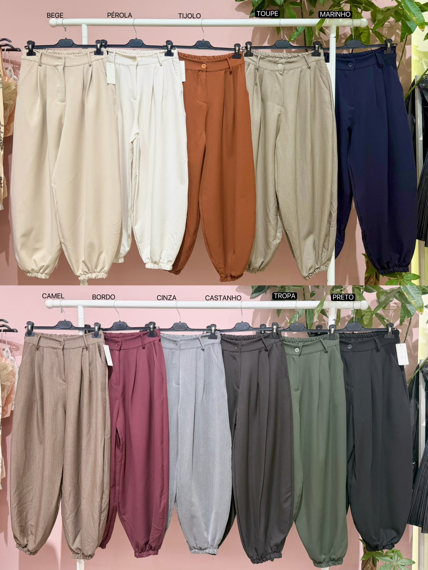 Calça ballon outono