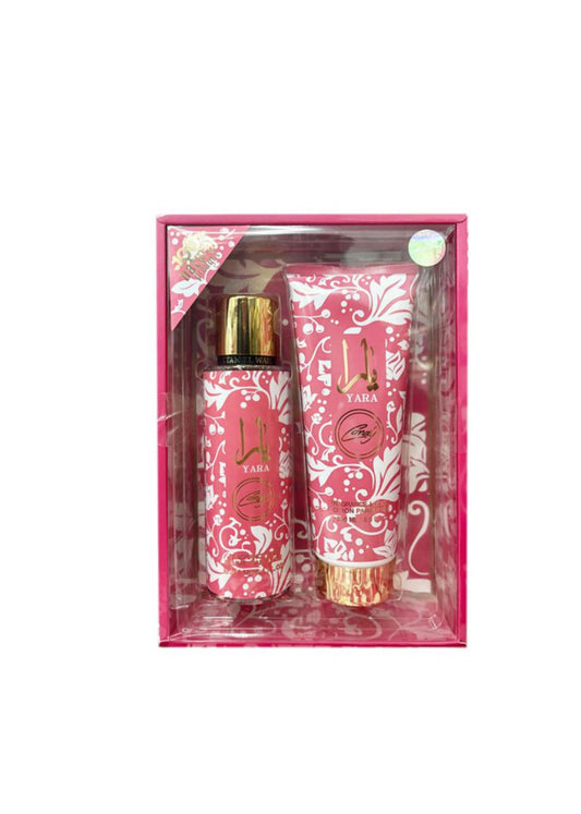 Body Mist + Lotion Yara Rose 250mls