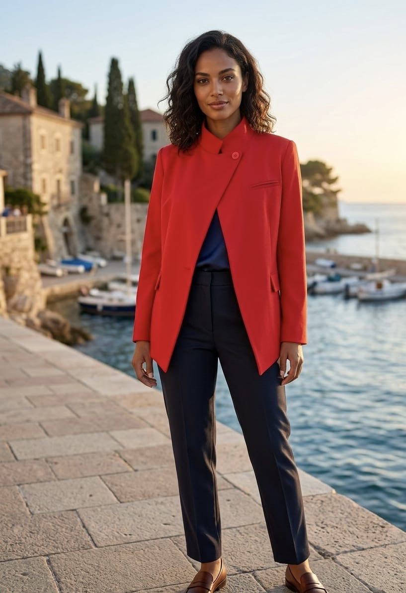 Casaco estilo blazer