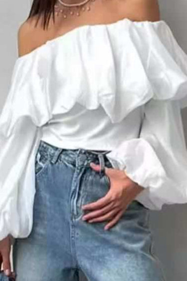 Blusa manga descaidas