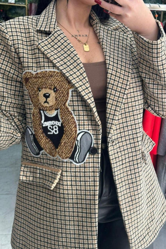 Blazer forrado urso