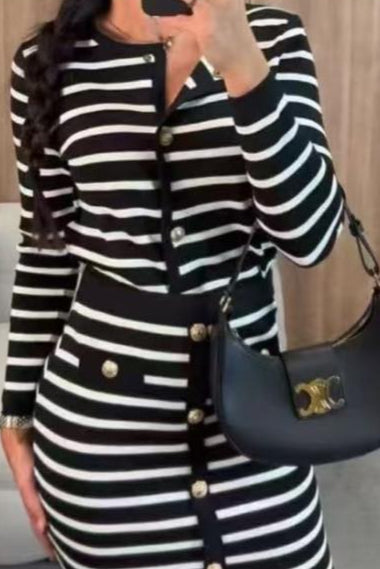 Conjunto malha canelada