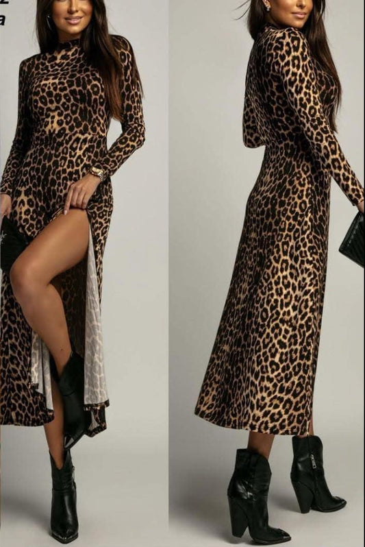 Vestido leopardo