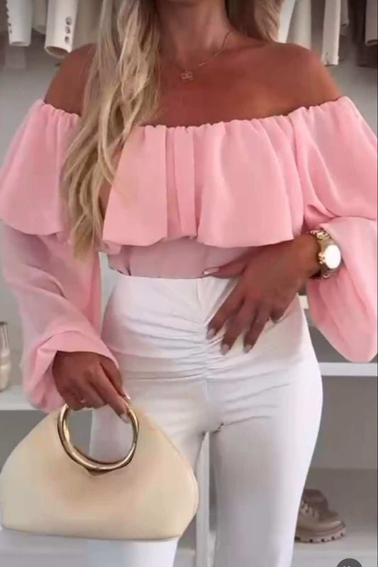 Blusa manga descaidas