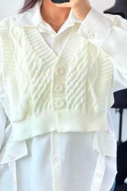 Camisa com colete