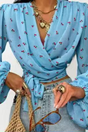 Blusa cerejas
