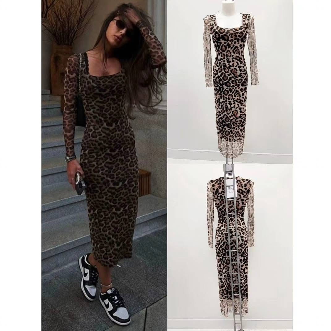 Vestido animal print