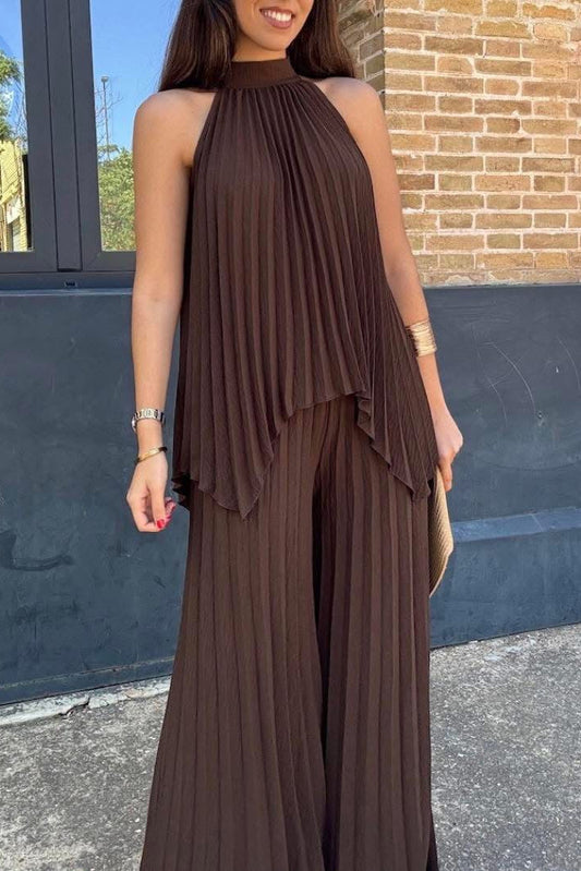 Conjunto plissado