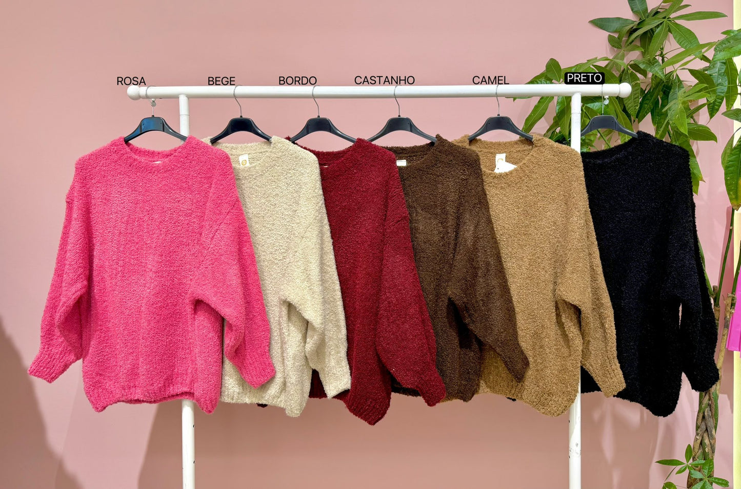 Camisola de malha viral