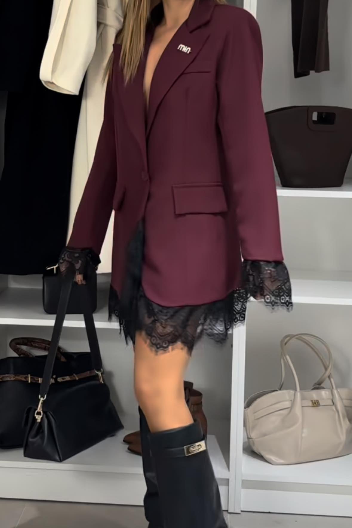 Blazer renda premium