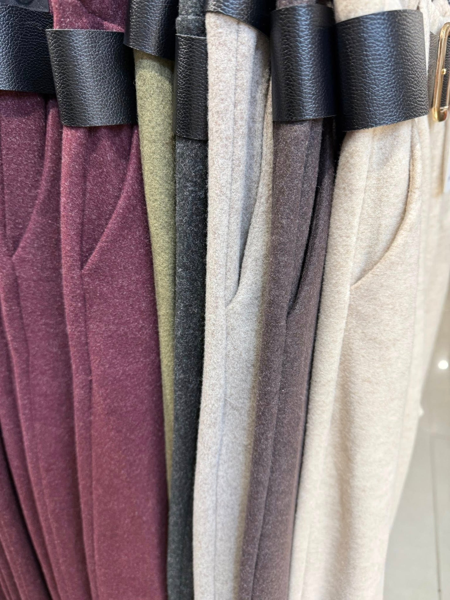 Calças Isabel cardadas