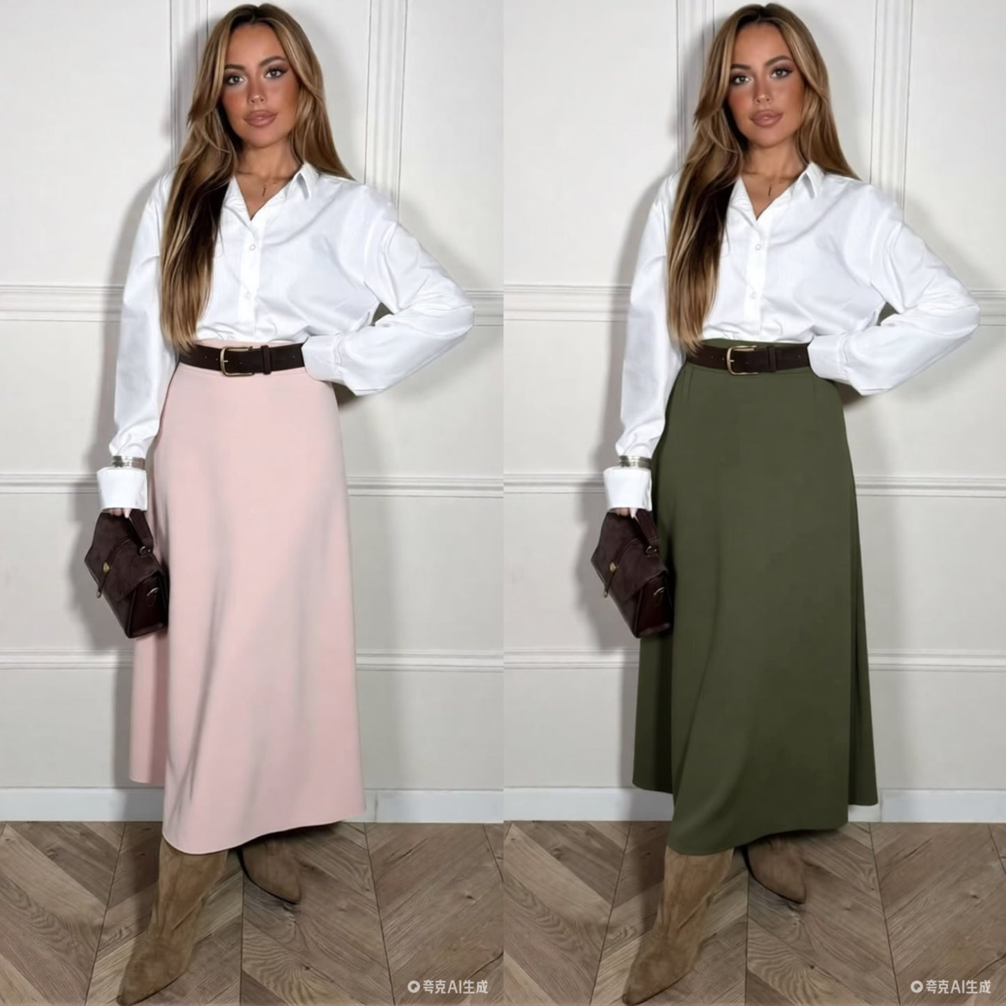 Saia pele de pessego