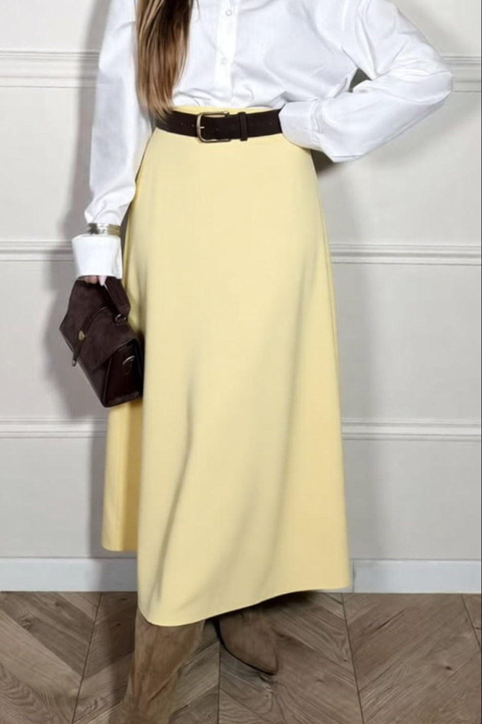 Saia pele de pessego