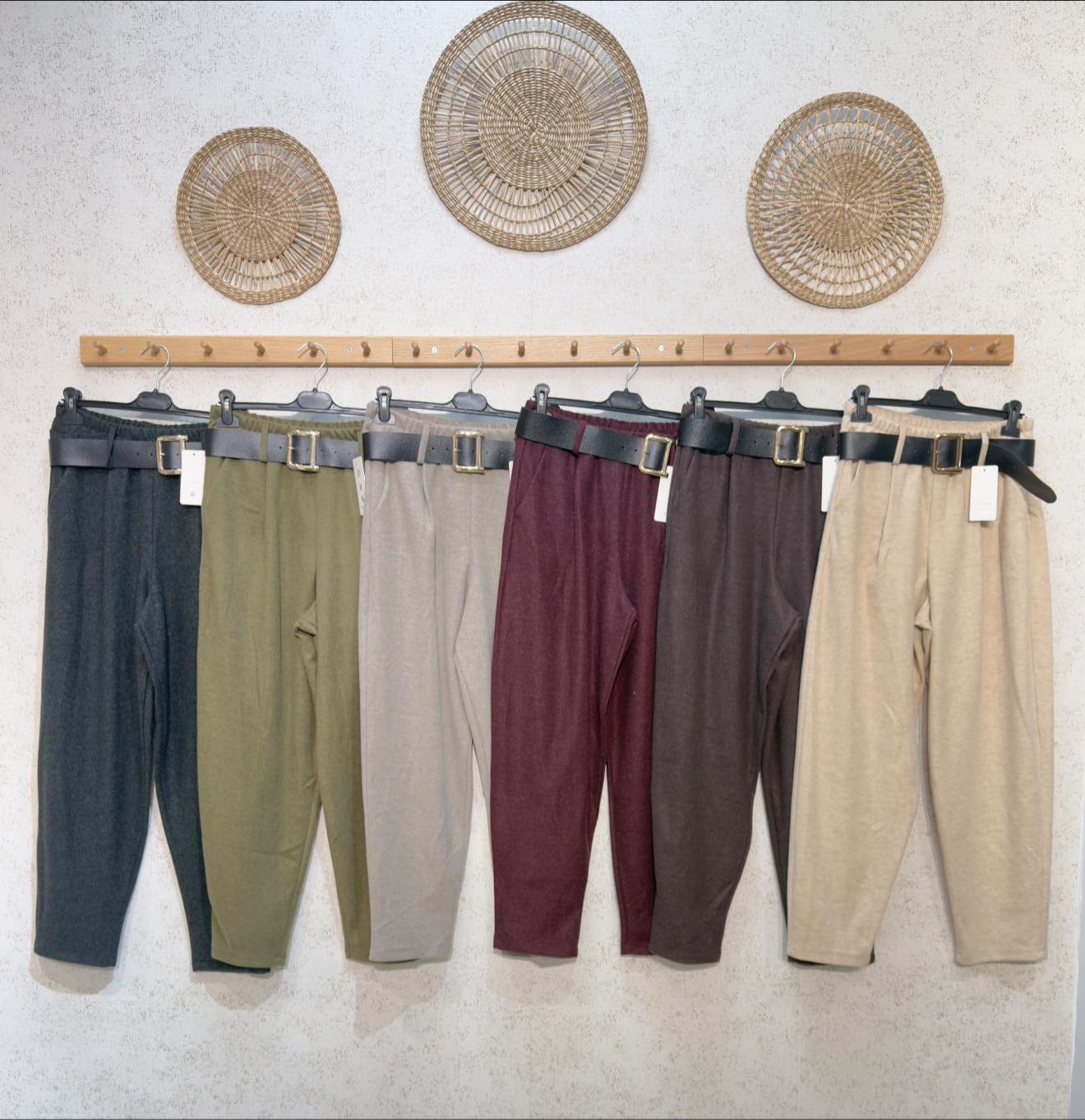 Calças Isabel cardadas