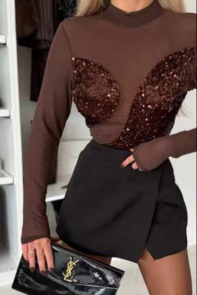 Body transparente com brihos