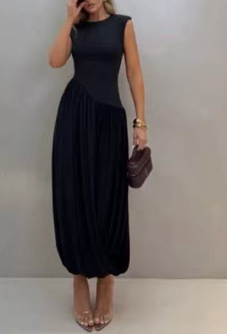 Vestido ballon fluido