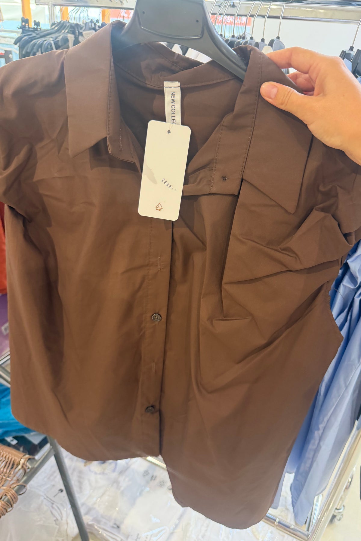 Camisa efeito ballon folhada
