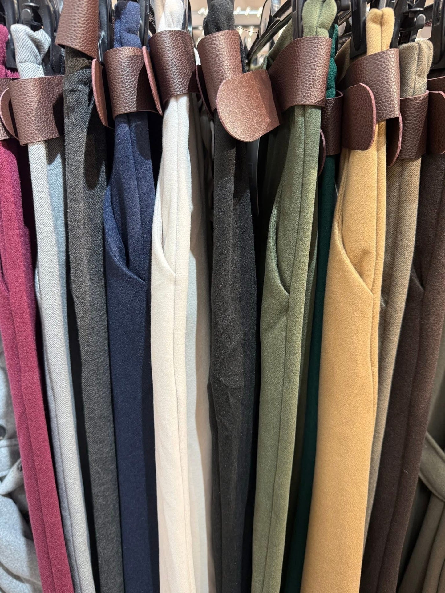 Calças "Vitória" cardadas