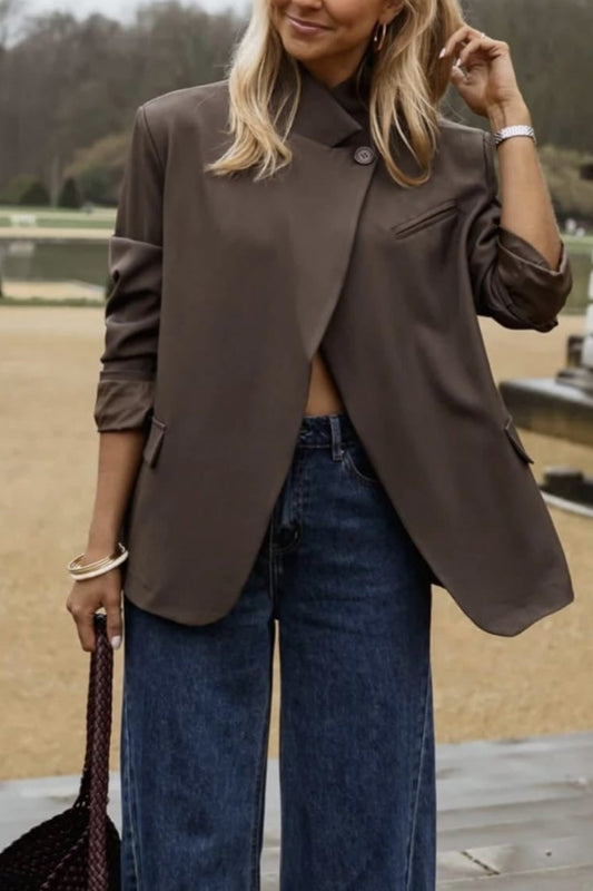 Casaco estilo blazer