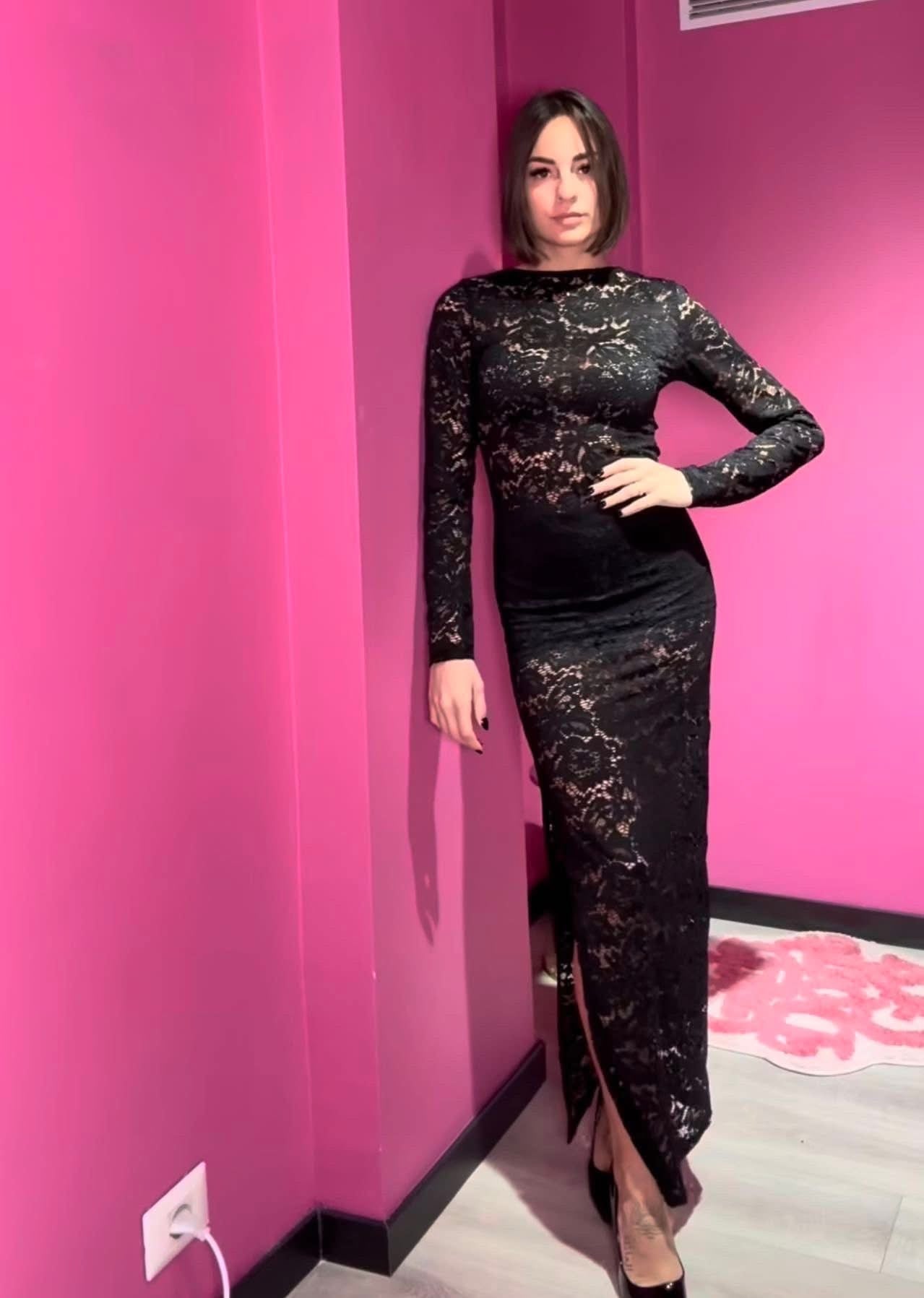 Vestido renda