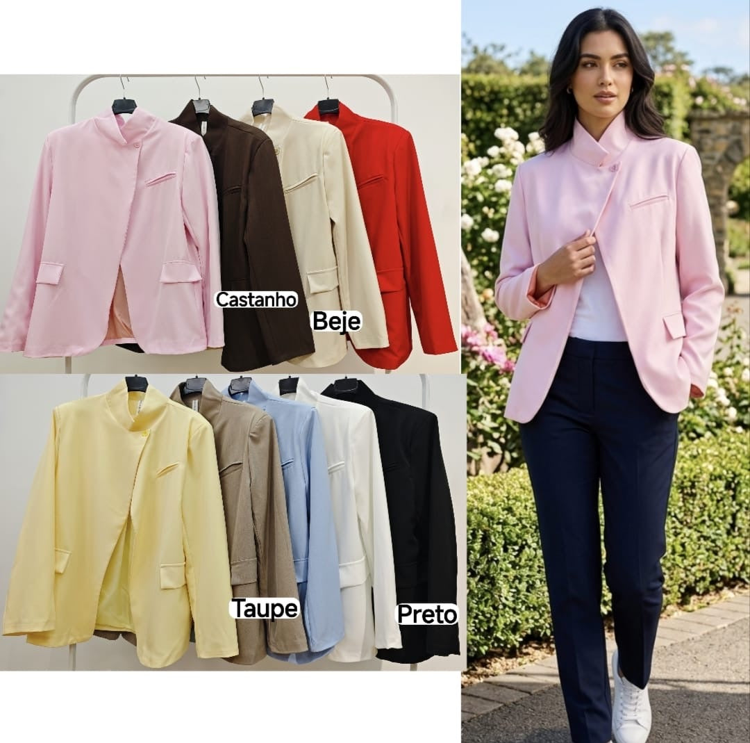 Casaco estilo blazer