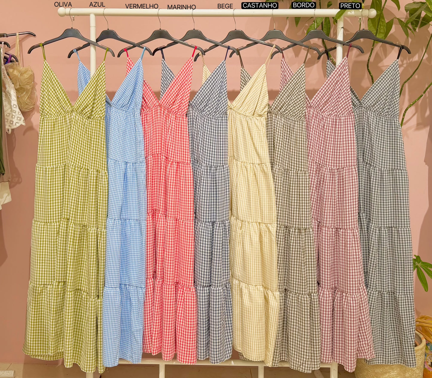 Vestido inspiração Vichy