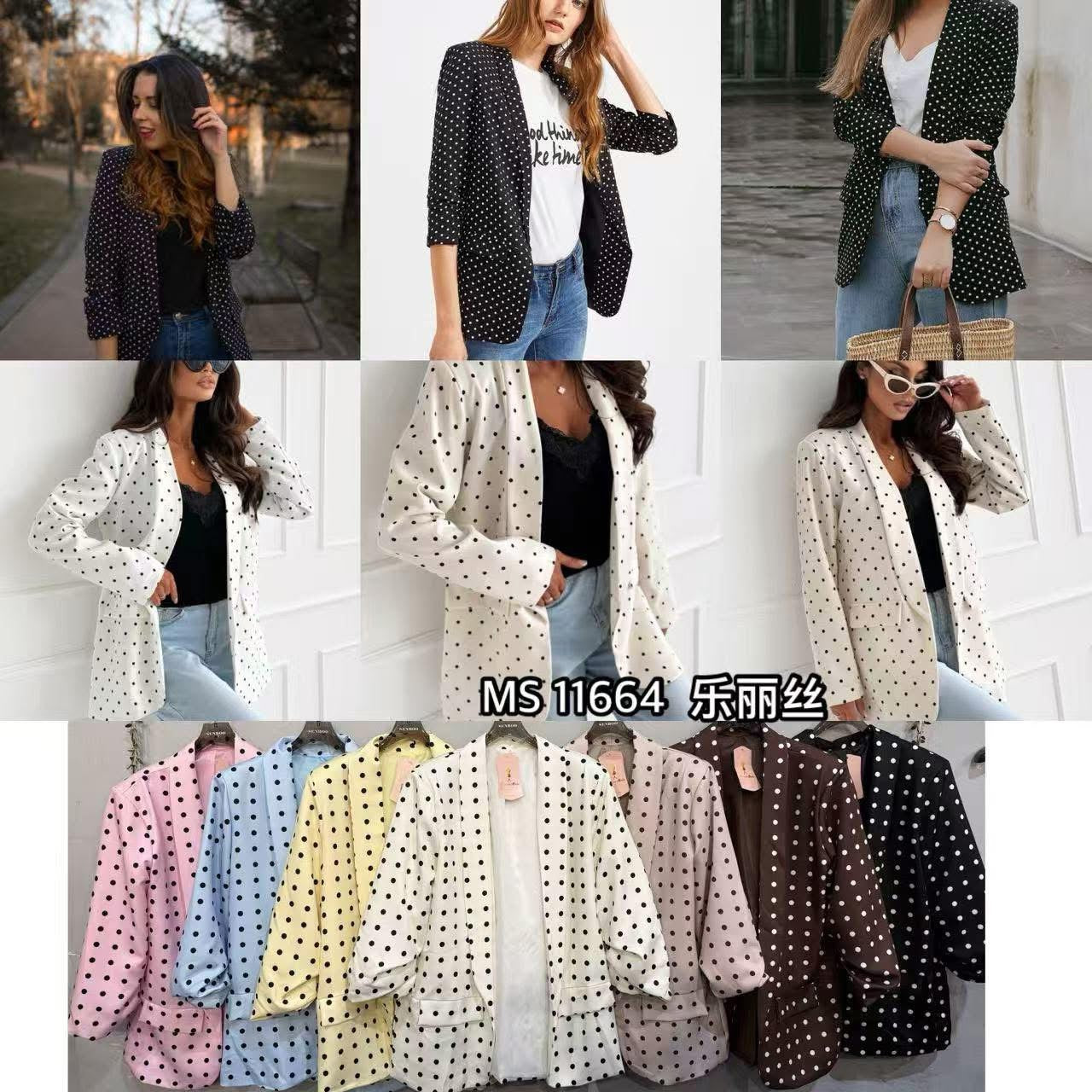 Blazer bolinhas