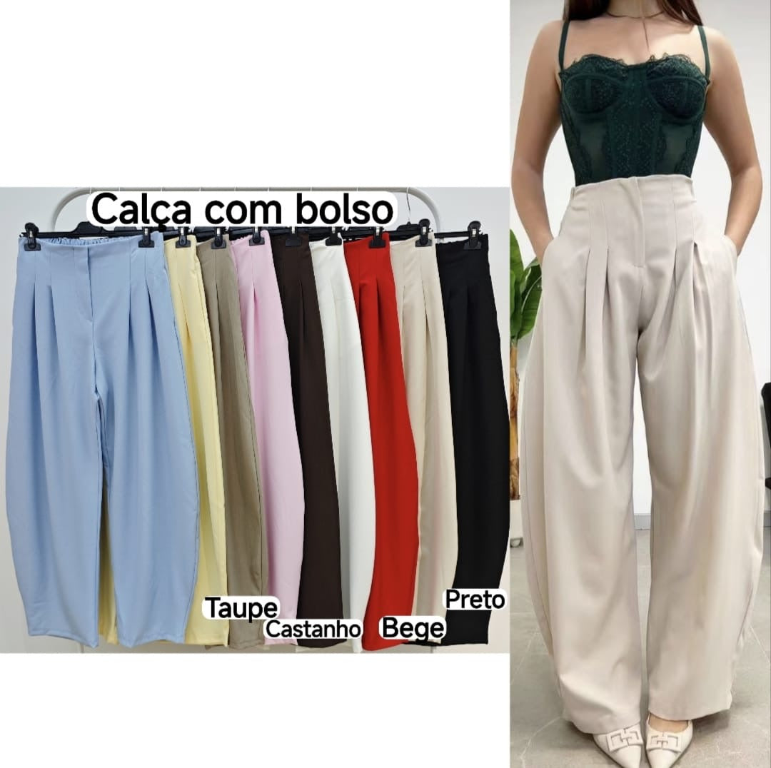 Calça “Zara” modelo ballon