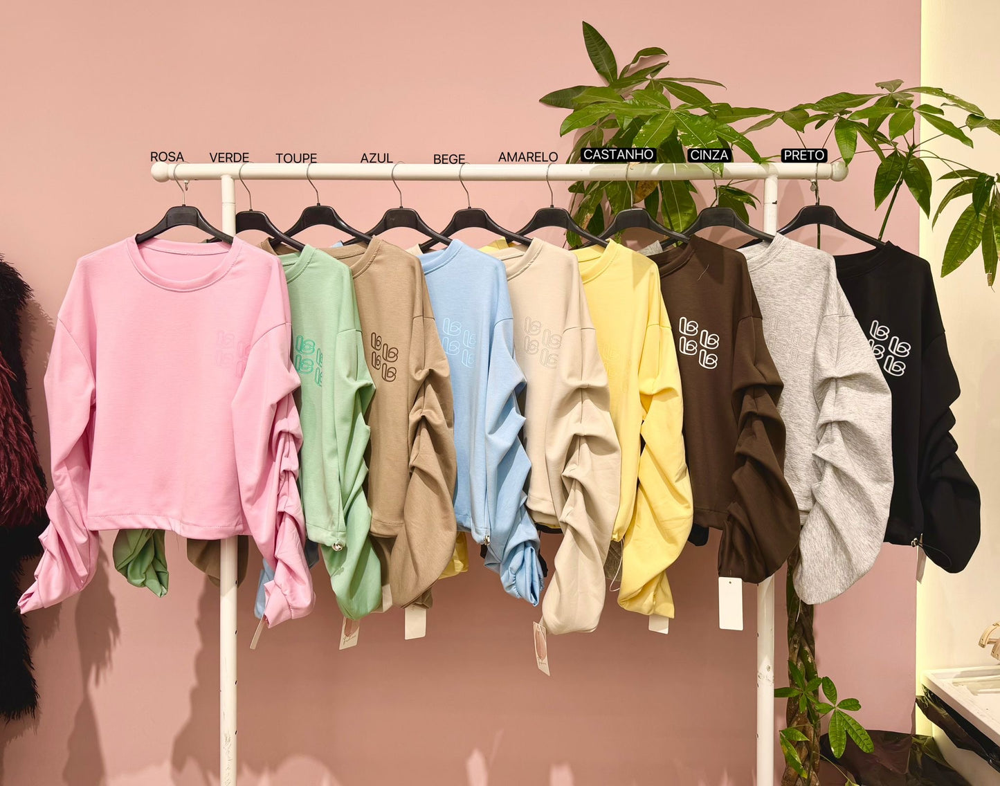 Camisola com repuxado