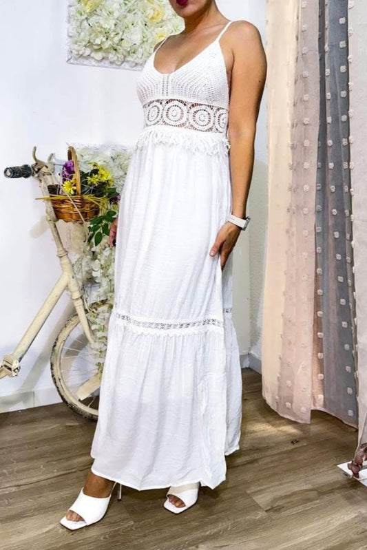 Vestido Boho style branco
