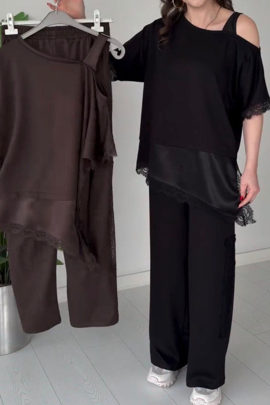 Conjunto renda alça