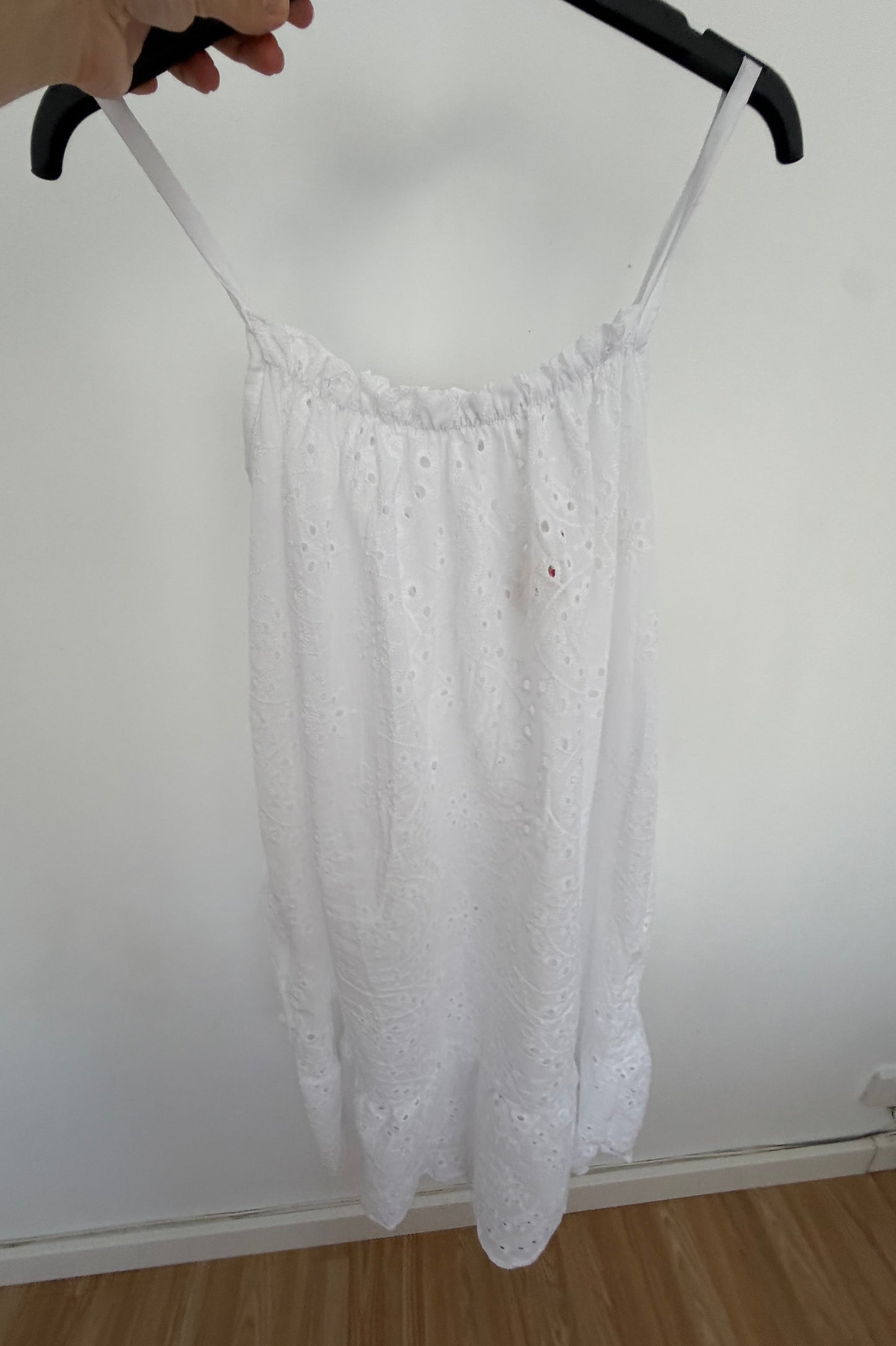 Vestido bordado inglês