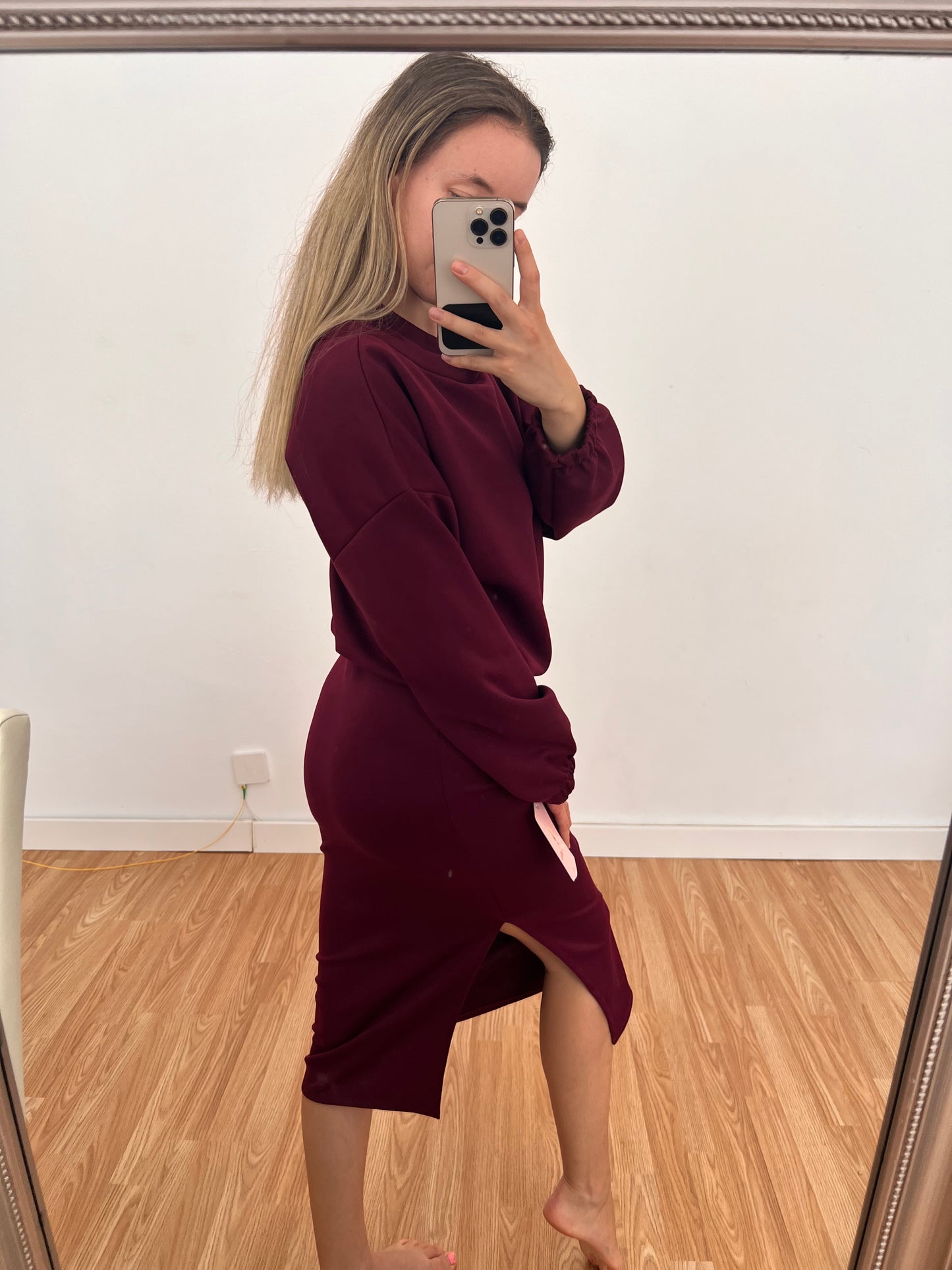 Conjunto vestido + sweat